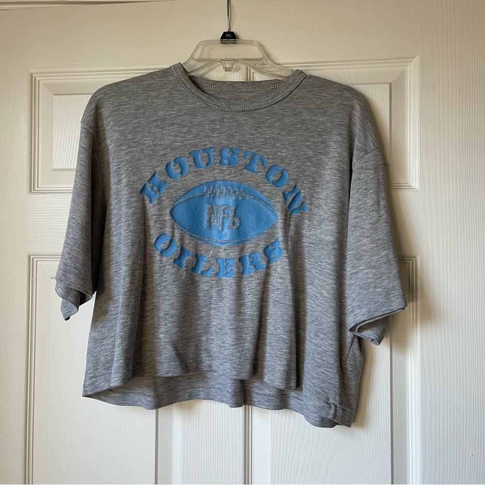 Houston Oilers Crop Top T-shirt